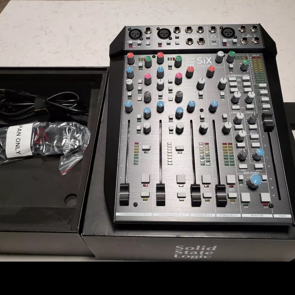 Solid State Logic Six compact desktop mixer